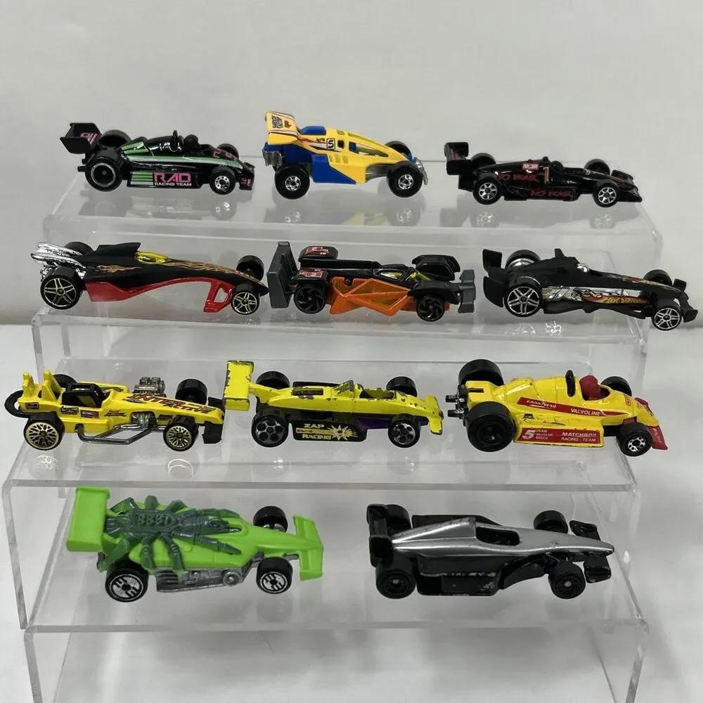 Hot Wheels Matchbox Dragster Formula 1 Indy Race Cars Lot RAD
